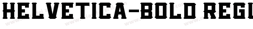 Helvetica-Bold Regul字体转换